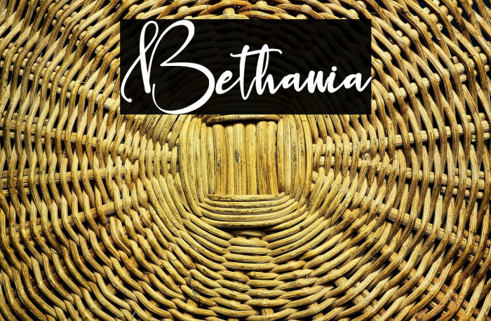 Bethania Example 1