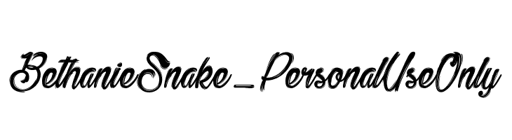 Bethanie Snake_PersonalUseOnly لخطوط تنزيل