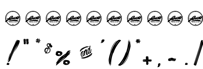 Bethanie Snake_PersonalUseOnly Font OTHER CHARS