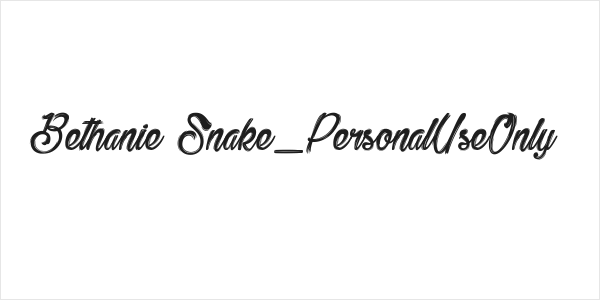 Bethanie Snake_PersonalUseOnly Logo