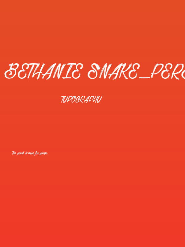 Bethanie Snake_PersonalUseOnly Poster