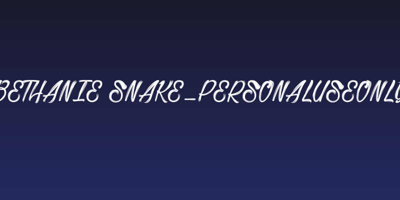 Bethanie Snake_PersonalUseOnly Social Header