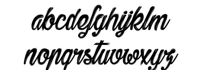 Bethanie Snake_PersonalUseOnly Font LOWERCASE