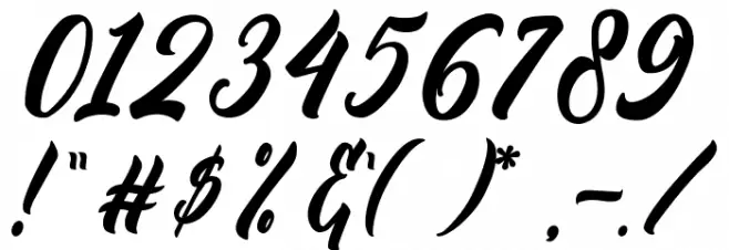 Bethany Kibang Font OTHER CHARS