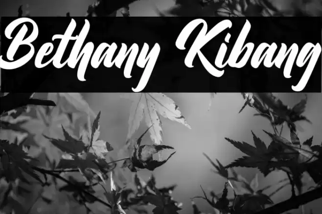 Bethany Kibang Font examples