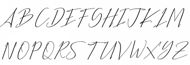 Bethany Script Polices MAJUSCULES