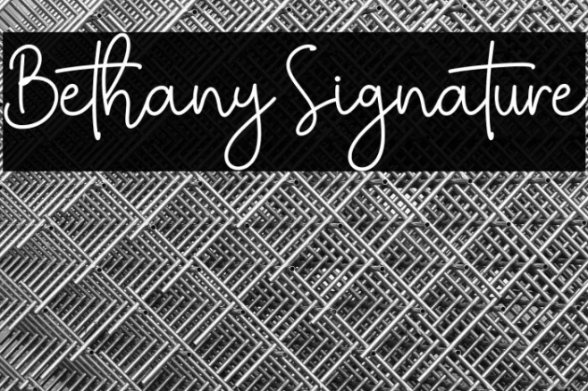 Bethany Signature Example 3
