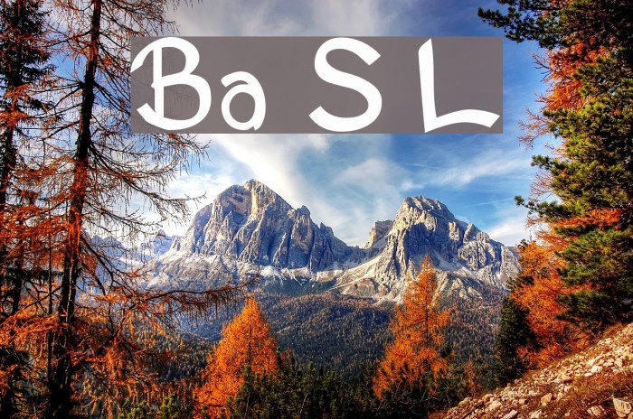Bethany Style Letters Font examples