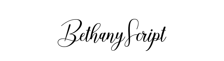 BethanyScript  नि: शुल्क फ़ॉन्ट्स डाउनलोड