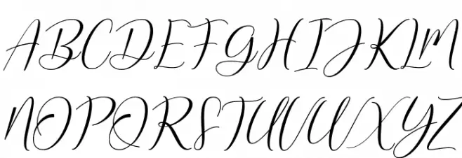 BethanyScript Schriftart Groß