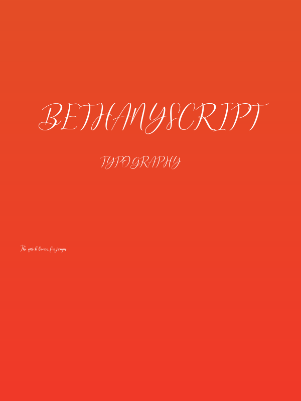 BethanyScript Poster