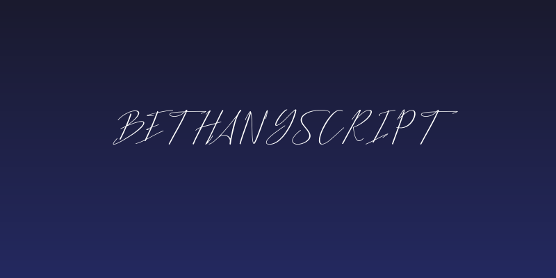 BethanyScript Social Header