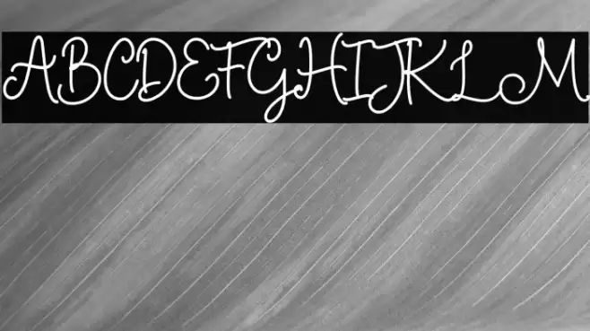 BethanySignature Font examples