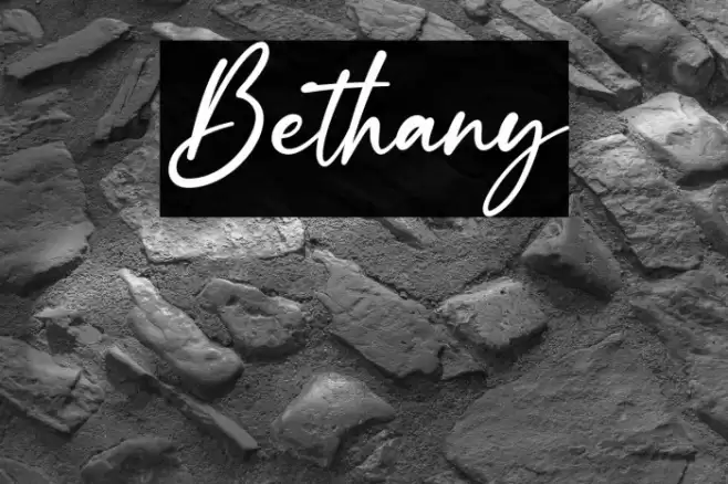 Bethany Font examples