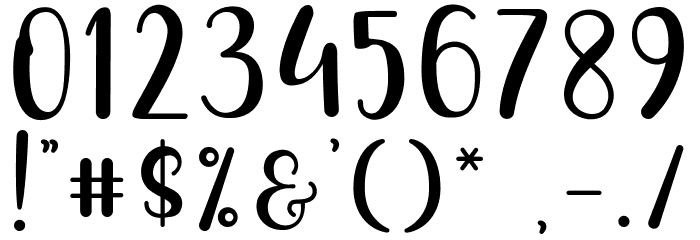 Betharia Classy Font OTHER CHARS