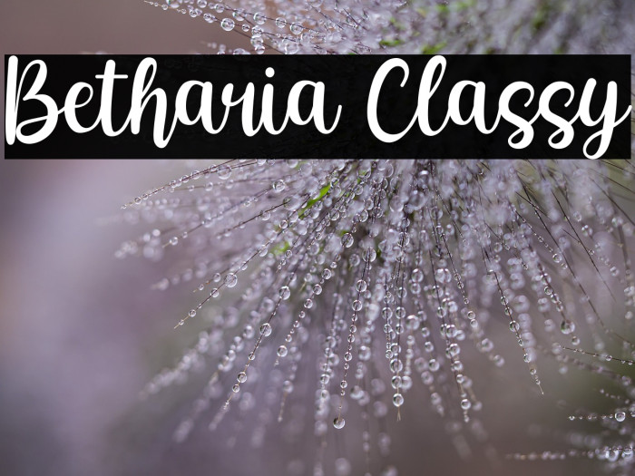 Betharia Classy Example 3