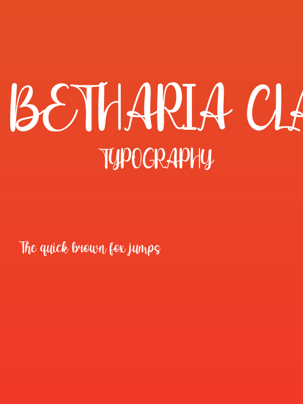 Betharia Classy Poster