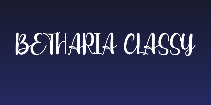Betharia Classy Social Header