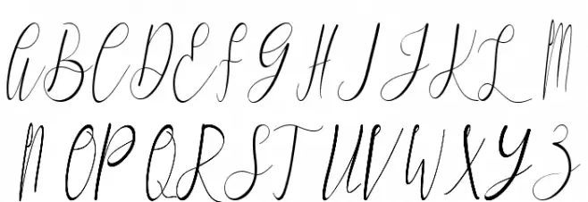 Betharia - Personal Use Font OTHER CHARS