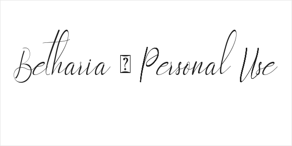 Betharia - Personal Use Logo