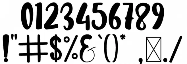 Betharia Font OTHER CHARS