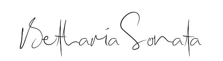 BethariaSonata  フリーフォントのダウンロード