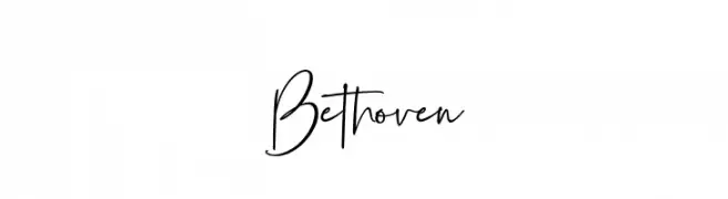 Bethoven  Frei Schriftart Herunterladen