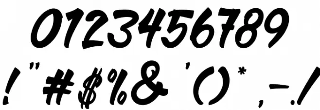 Bethsy Font OTHER CHARS