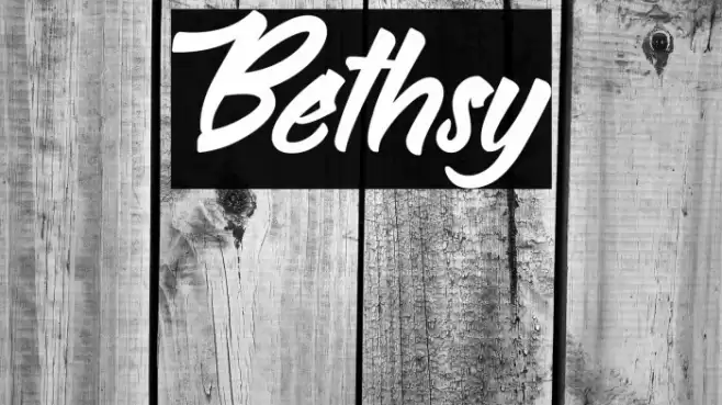 Bethsy Font examples