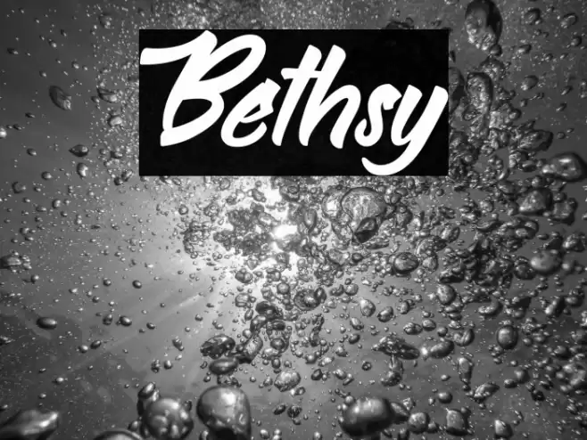 Bethsy Font examples