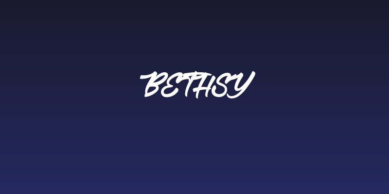 Bethsy Social Header