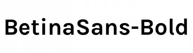 BetinaSans-Bold  Descarca Fonturi Gratis