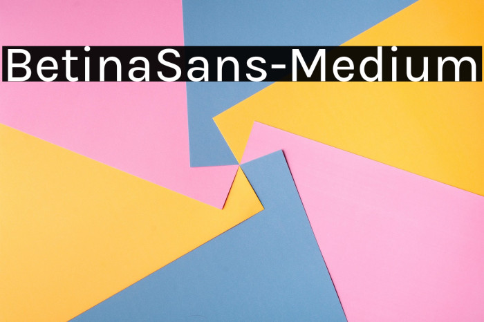 BetinaSans-Medium Example 3