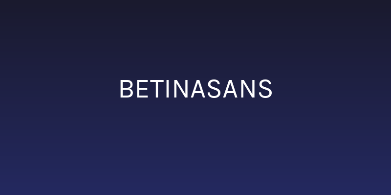 BetinaSans Social Header