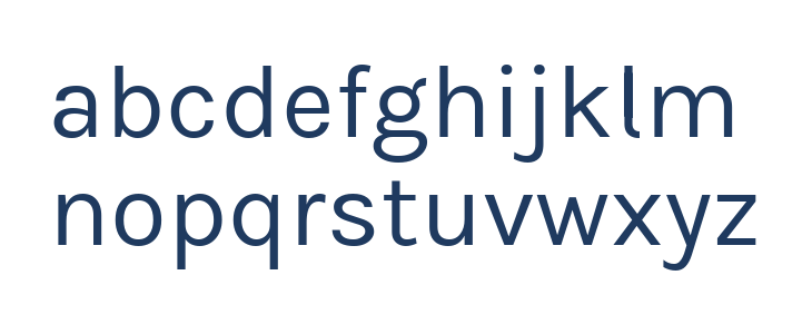 BetinaSans Lowercase