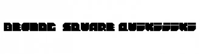 Betlog_Square[Quikijiki]  フリーフォントのダウンロード