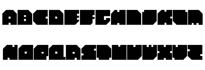 Betlog_Square[Quikijiki] Font UPPERCASE