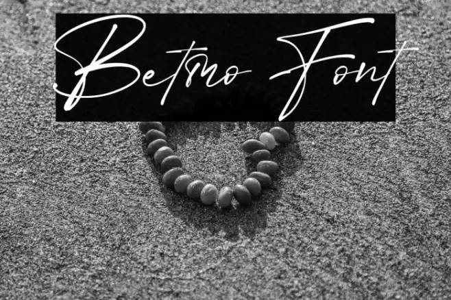 Betmo Font examples