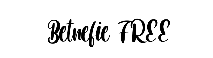 Betnefie FREE  Frei Schriftart Herunterladen