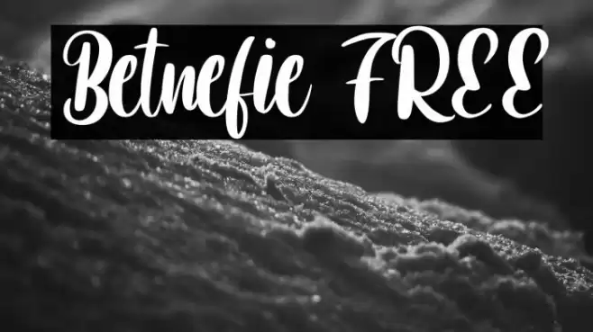 Betnefie FREE Font examples