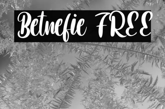 Betnefie FREE Font examples