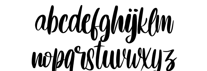 BetnefieFREE Font LOWERCASE