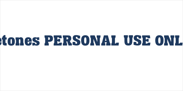 Betones PERSONAL USE ONLY! Logo