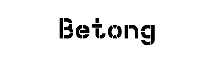 Betong  नि: शुल्क फ़ॉन्ट्स डाउनलोड