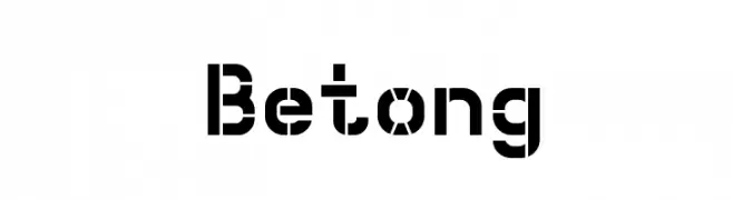 Betong  フリーフォントのダウンロード