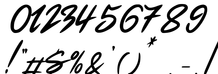 Betran Regular フォント その他の文字