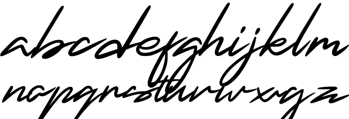 Betran Regular Font LOWERCASE