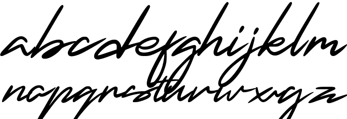 Betran Regular フォント 小文字