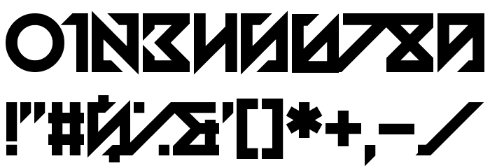 Betrayal of Mind Font OTHER CHARS