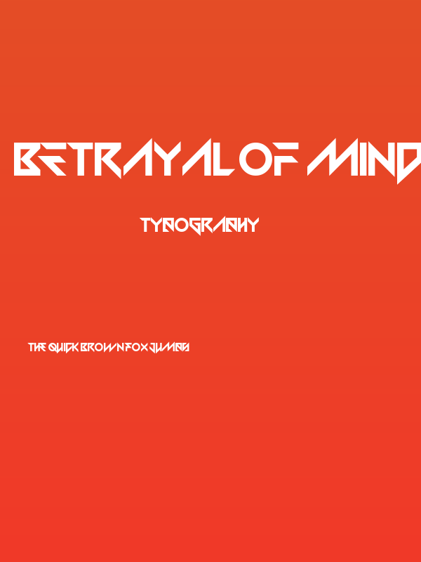 Betrayal of Mind Poster